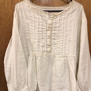 Linen white Magnolia Pearl Top